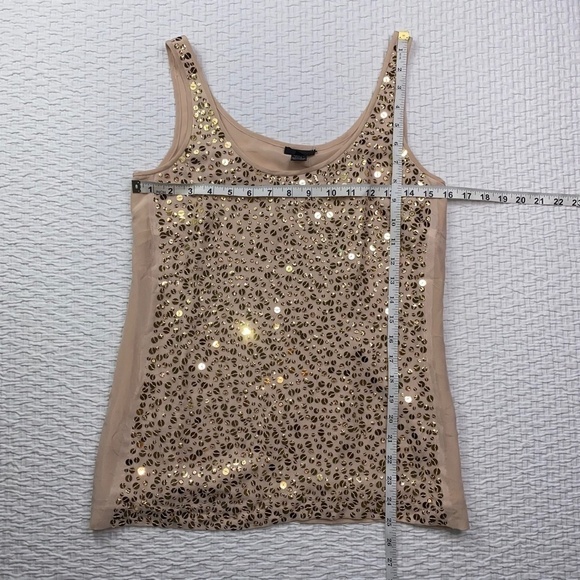 NWT J CREW Collection Sequin Silk Top Size 0 Party Holidays - Picture 11 of 12